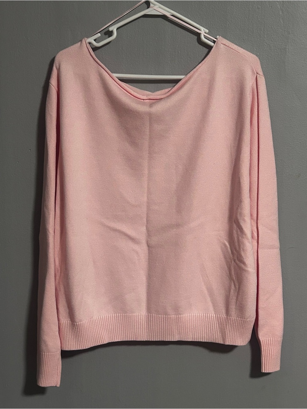 Arden B Light Pink Crewneck Sweater